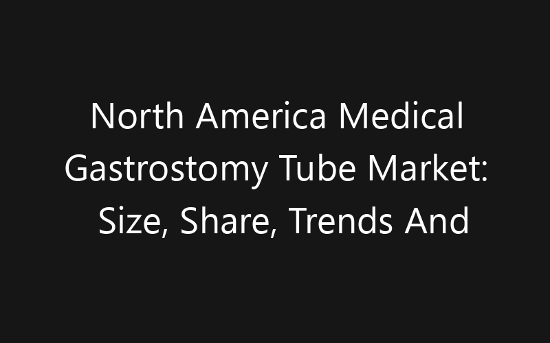 North America Medical Gastrostomy Tube Market: Size, Share, Trends And Forecast 2035