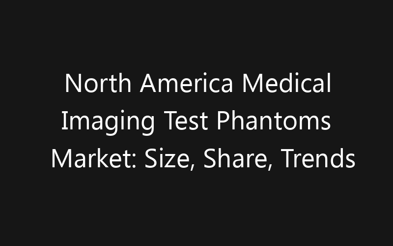 North America Medical Imaging Test Phantoms Market: Size, Share, Trends And Forecast 2035