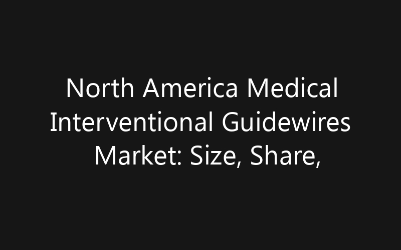 North America Medical Interventional Guidewires Market: Size, Share, Trends And Forecast 2035