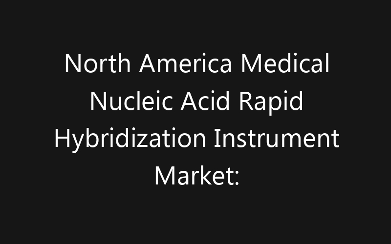 North America Medical Nucleic Acid Rapid Hybridization Instrument Market: Size, Share, Trends And Forecast 2035