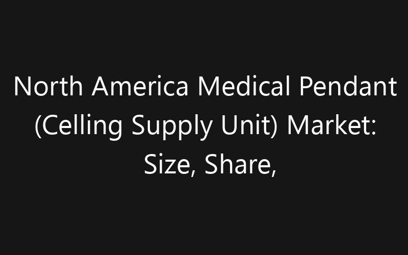 North America Medical Pendant (Celling Supply Unit) Market: Size, Share, Trends And Forecast 2035
