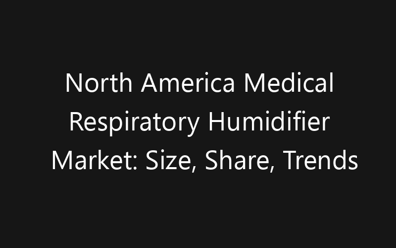 North America Medical Respiratory Humidifier Market: Size, Share, Trends And Forecast 2035