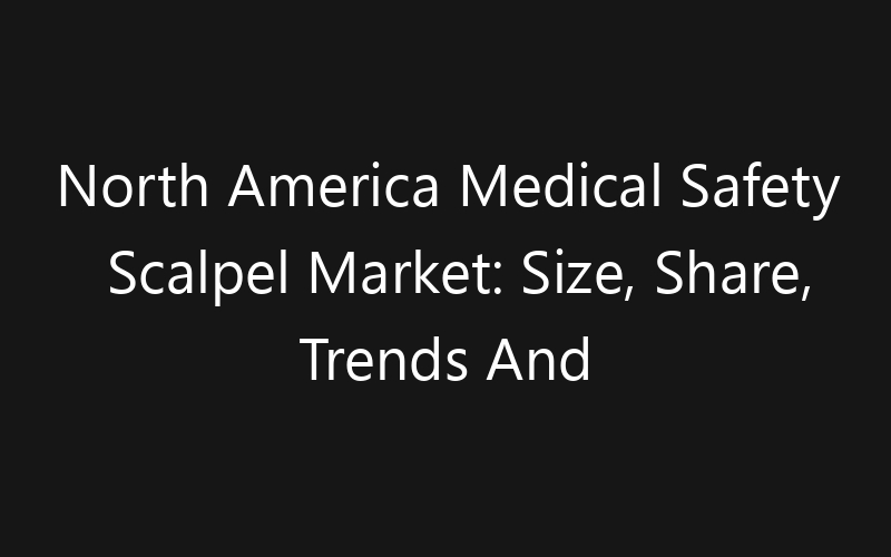 North America Medical Safety Scalpel Market: Size, Share, Trends And Forecast 2035