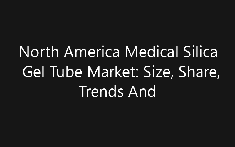 North America Medical Silica Gel Tube Market: Size, Share, Trends And Forecast 2035