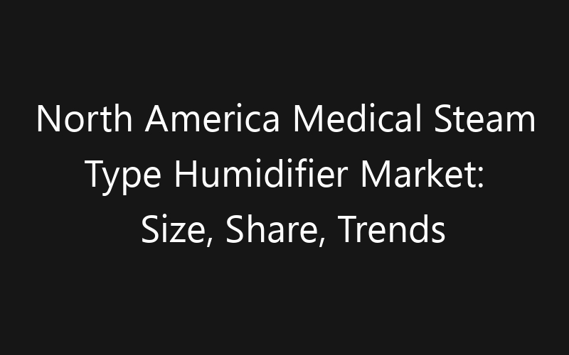 North America Medical Steam Type Humidifier Market: Size, Share, Trends And Forecast 2035