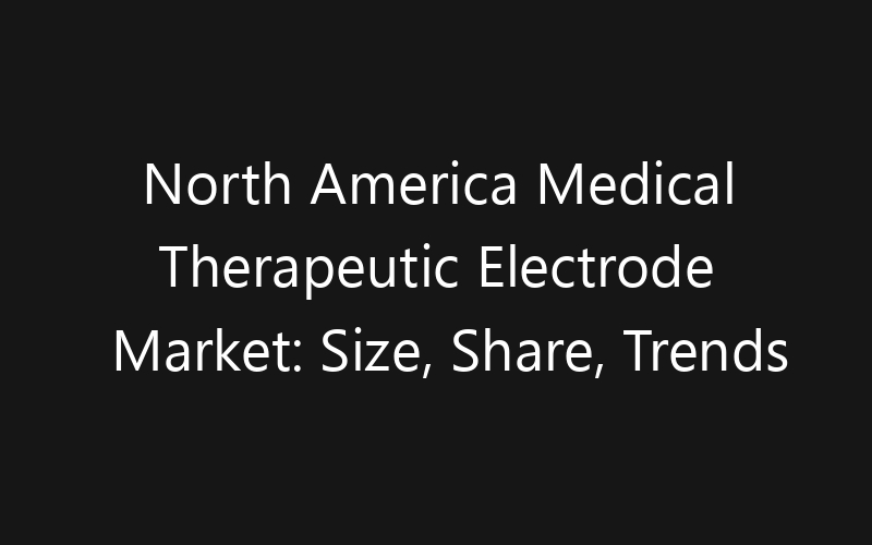 North America Medical Therapeutic Electrode Market: Size, Share, Trends And Forecast 2035