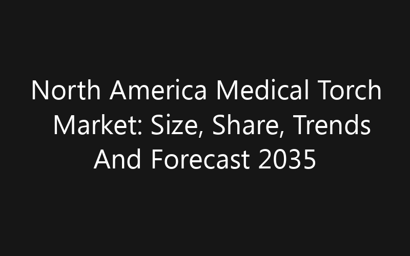 North America Medical Torch Market: Size, Share, Trends And Forecast 2035