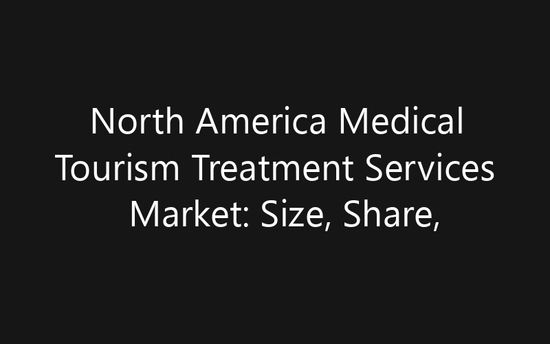 North America Medical Tourism Treatment Services Market: Size, Share, Trends And Forecast 2035
