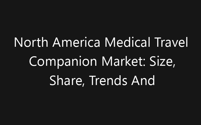 North America Medical Travel Companion Market: Size, Share, Trends And Forecast 2035