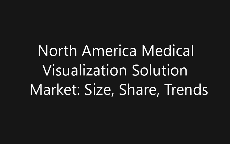 North America Medical Visualization Solution Market: Size, Share, Trends And Forecast 2035
