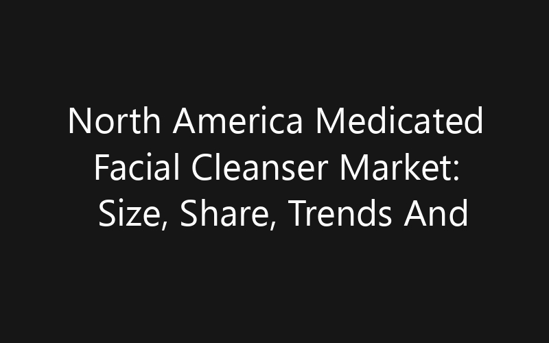 North America Medicated Facial Cleanser Market: Size, Share, Trends And Forecast 2035