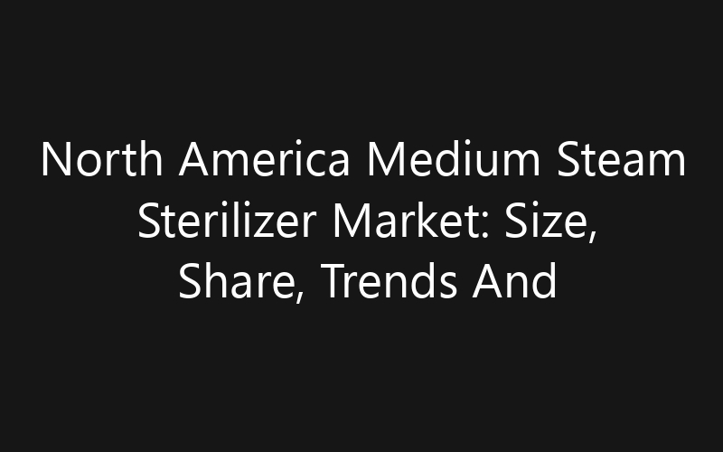 North America Medium Steam Sterilizer Market: Size, Share, Trends And Forecast 2035
