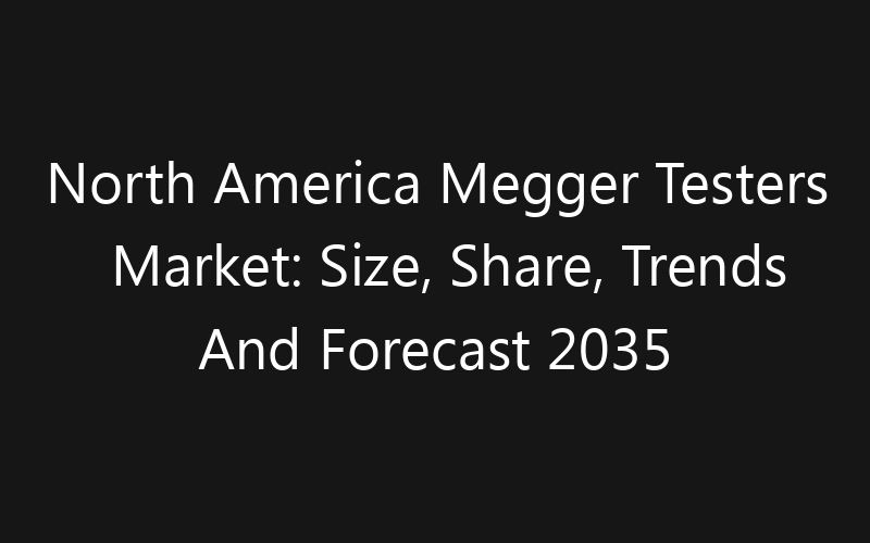 North America Megger Testers Market: Size, Share, Trends And Forecast 2035