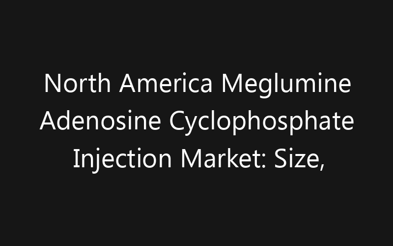 North America Meglumine Adenosine Cyclophosphate Injection Market: Size, Share, Trends And Forecast 2035