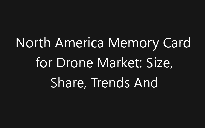 North America Memory Card for Drone Market: Size, Share, Trends And Forecast 2035