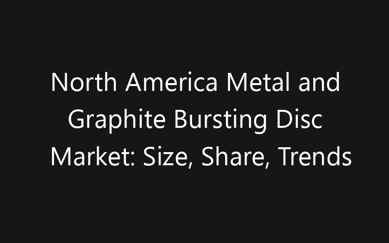 North America Metal and Graphite Bursting Disc Market: Size, Share, Trends And Forecast 2035