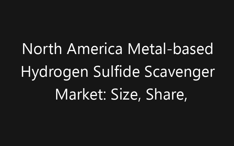 North America Metal-based Hydrogen Sulfide Scavenger Market: Size, Share, Trends And Forecast 2035