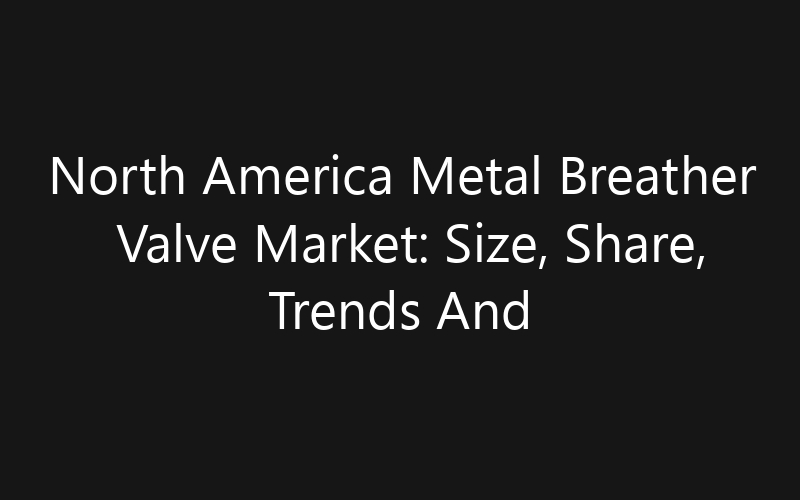 North America Metal Breather Valve Market: Size, Share, Trends And Forecast 2035