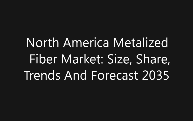 North America Metalized Fiber Market: Size, Share, Trends And Forecast 2035