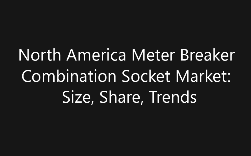 North America Meter Breaker Combination Socket Market: Size, Share, Trends And Forecast 2035
