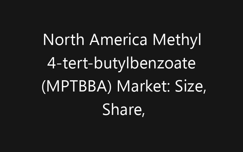 North America Methyl 4-tert-butylbenzoate (MPTBBA) Market: Size, Share, Trends And Forecast 2035