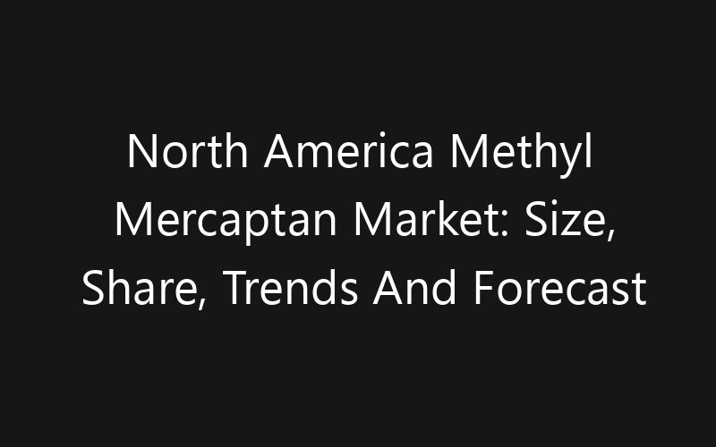 North America Methyl Mercaptan Market: Size, Share, Trends And Forecast 2035