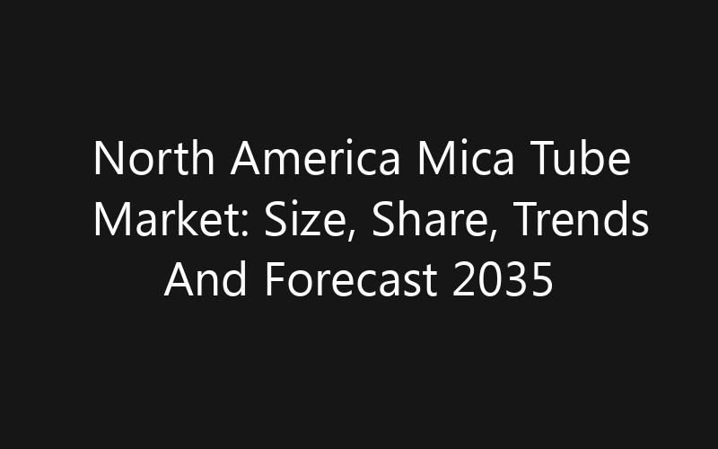 North America Mica Tube Market: Size, Share, Trends And Forecast 2035