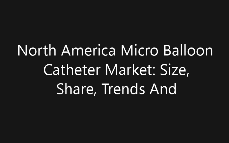 North America Micro Balloon Catheter Market: Size, Share, Trends And Forecast 2035