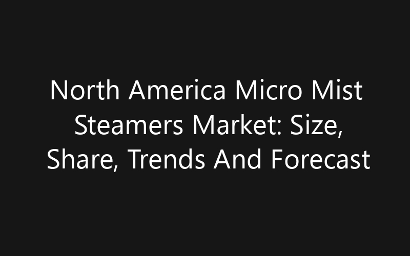 North America Micro Mist Steamers Market: Size, Share, Trends And Forecast 2035