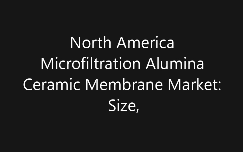 North America Microfiltration Alumina Ceramic Membrane Market: Size, Share, Trends And Forecast 2035