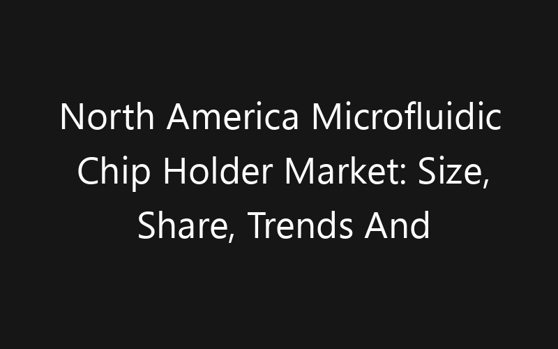 North America Microfluidic Chip Holder Market: Size, Share, Trends And Forecast 2035