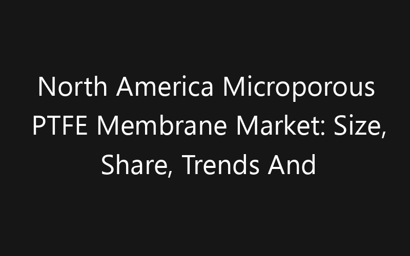 North America Microporous PTFE Membrane Market: Size, Share, Trends And Forecast 2035