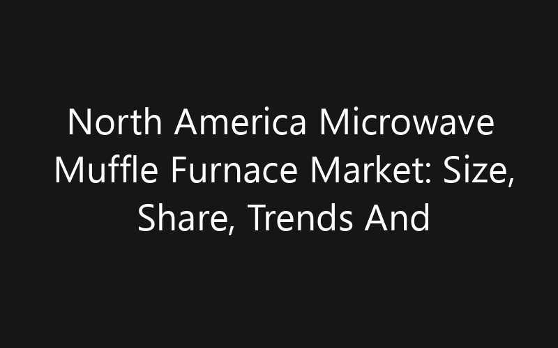 North America Microwave Muffle Furnace Market: Size, Share, Trends And Forecast 2035