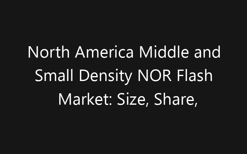 North America Middle and Small Density NOR Flash Market: Size, Share, Trends And Forecast 2035