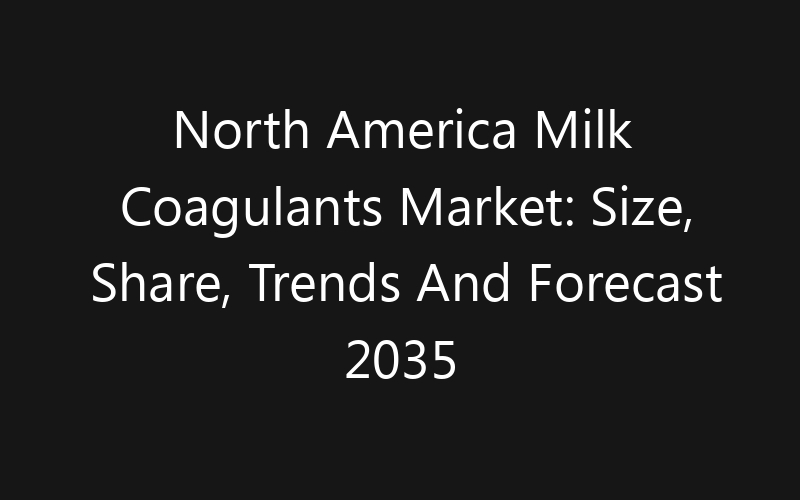 North America Milk Coagulants Market: Size, Share, Trends And Forecast 2035