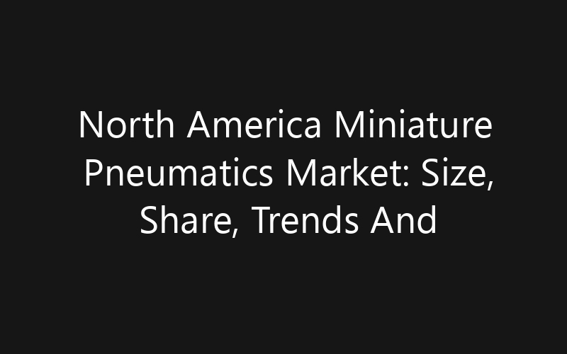 North America Miniature Pneumatics Market: Size, Share, Trends And Forecast 2035