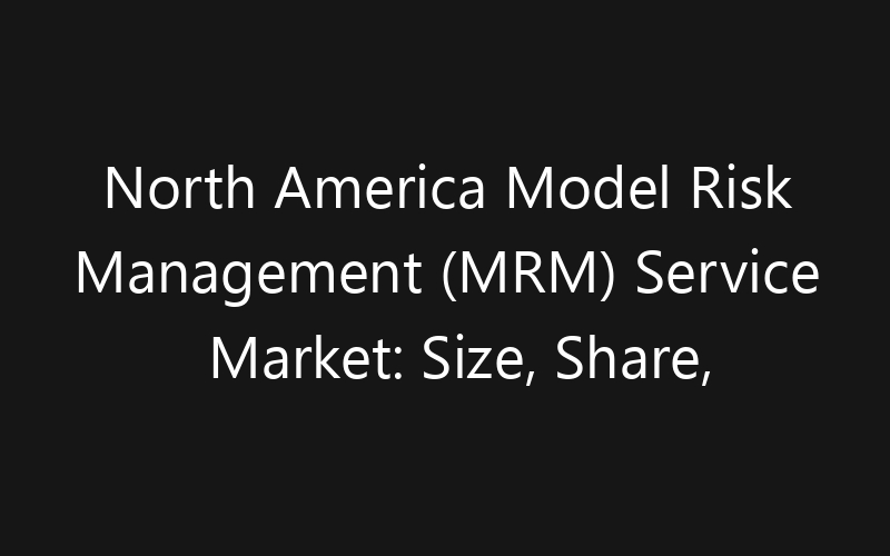 North America Model Risk Management (MRM) Service Market: Size, Share, Trends And Forecast 2035