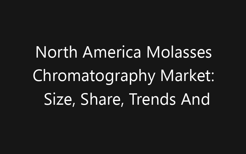 North America Molasses Chromatography Market: Size, Share, Trends And Forecast 2035