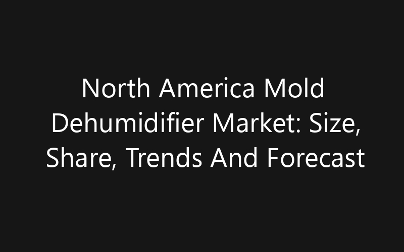 North America Mold Dehumidifier Market: Size, Share, Trends And Forecast 2035