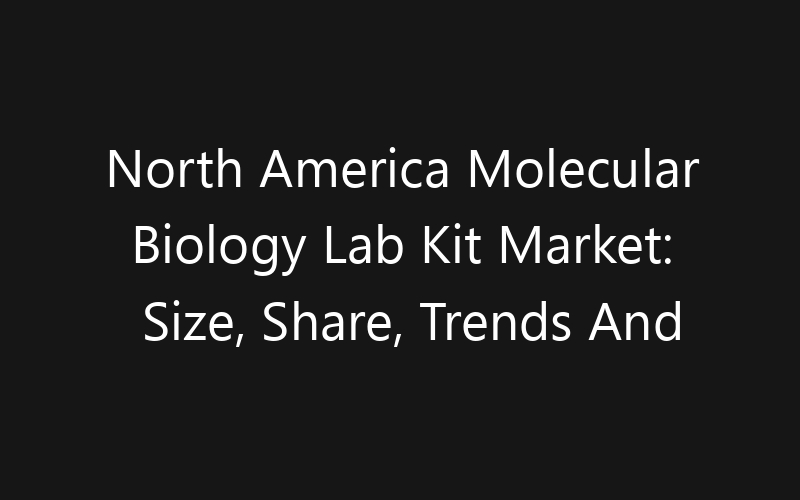 North America Molecular Biology Lab Kit Market: Size, Share, Trends And Forecast 2035