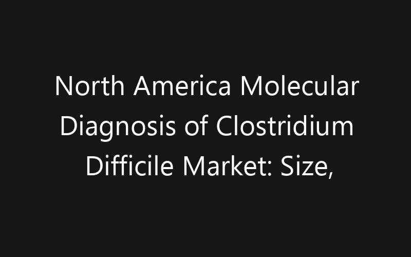 North America Molecular Diagnosis of Clostridium Difficile Market: Size, Share, Trends And Forecast 2035