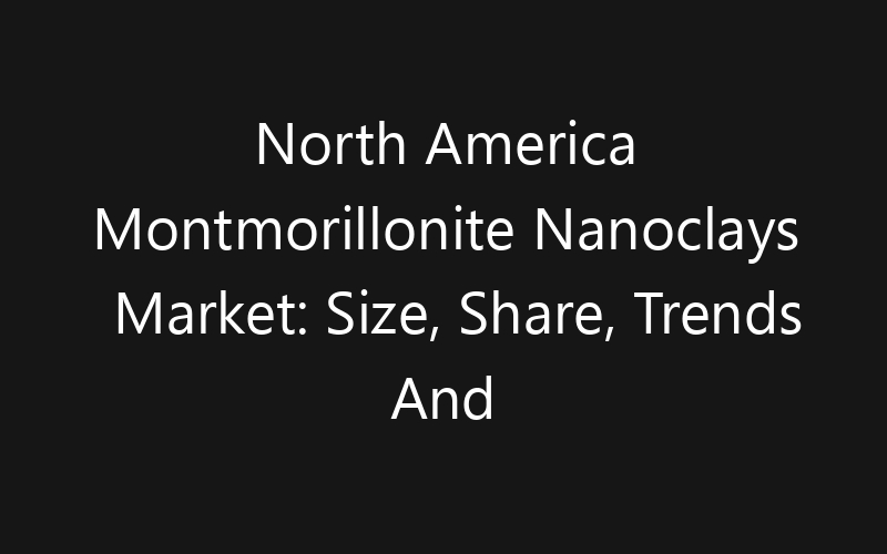 North America Montmorillonite Nanoclays Market: Size, Share, Trends And Forecast 2035