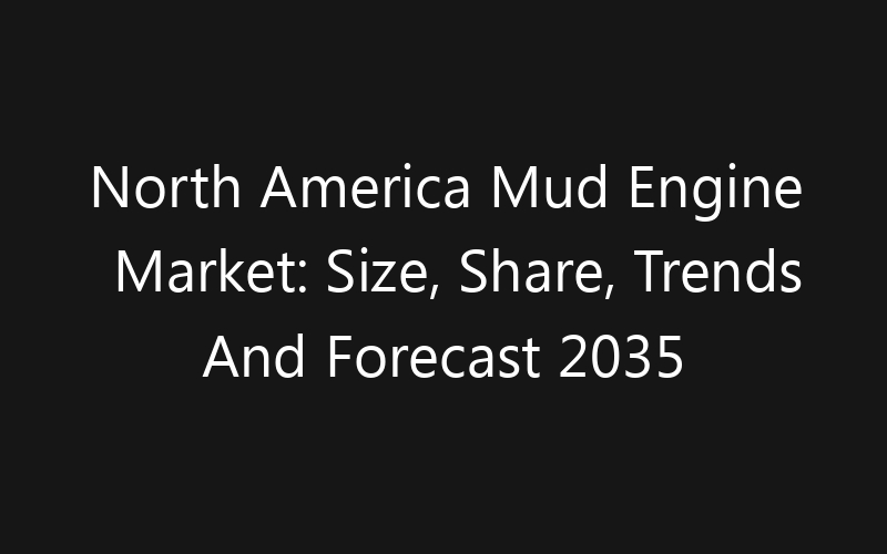North America Mud Engine Market: Size, Share, Trends And Forecast 2035