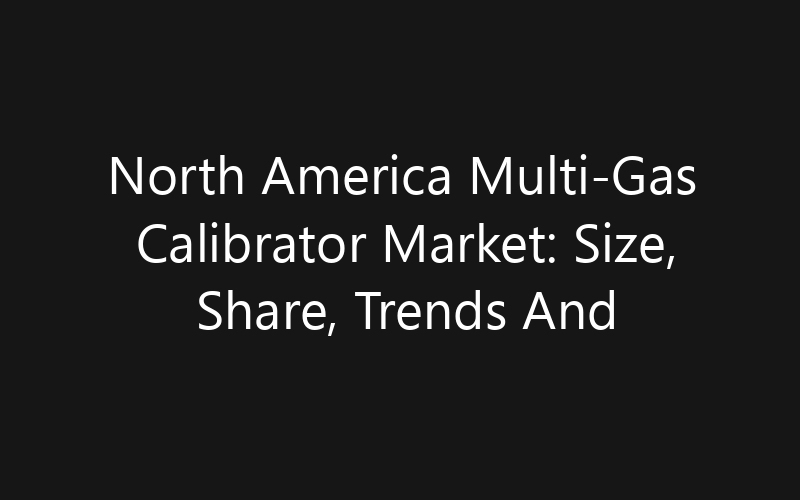 North America Multi-Gas Calibrator Market: Size, Share, Trends And Forecast 2035
