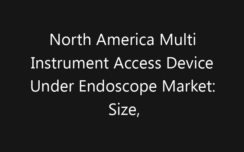 North America Multi Instrument Access Device Under Endoscope Market: Size, Share, Trends And Forecast 2035