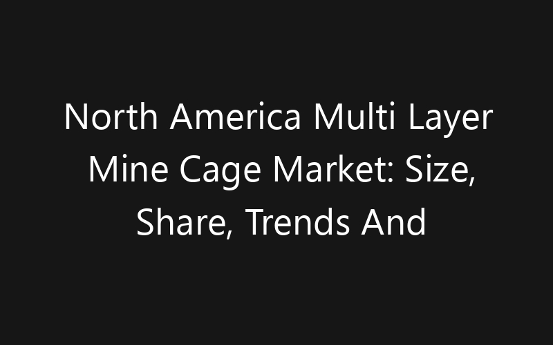 North America Multi Layer Mine Cage Market: Size, Share, Trends And Forecast 2035