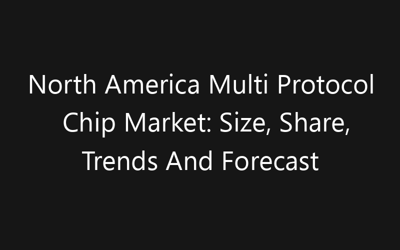 North America Multi Protocol Chip Market: Size, Share, Trends And Forecast 2035