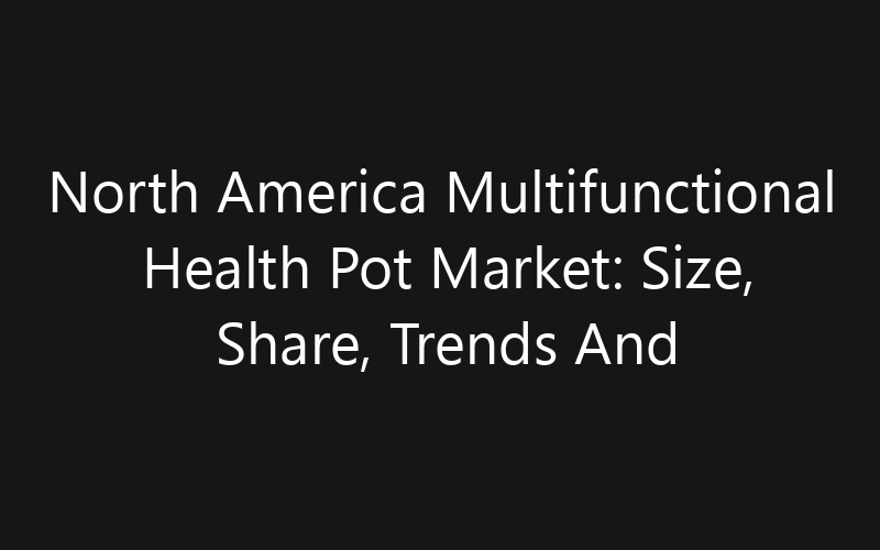 North America Multifunctional Health Pot Market: Size, Share, Trends And Forecast 2035