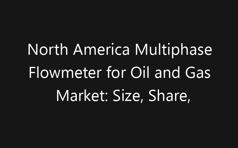 North America Multiphase Flowmeter for Oil and Gas Market: Size, Share, Trends And Forecast 2035