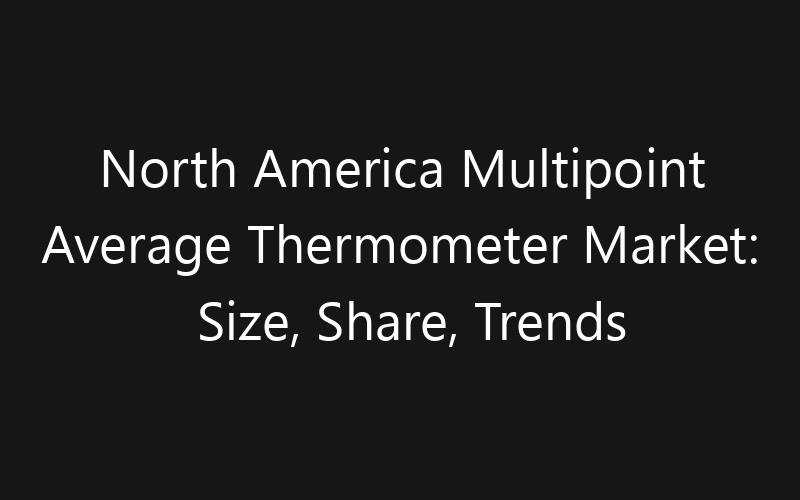 North America Multipoint Average Thermometer Market: Size, Share, Trends And Forecast 2035